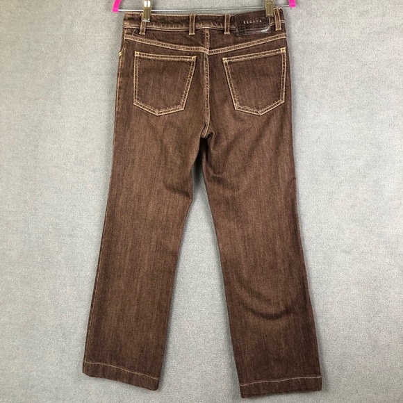 Escada cropped ankle jeans size 34-US 2 - Picture 5 of 12